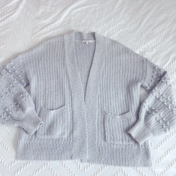 Madewell Bobble Cardigan Sage - Picture 5 of 15